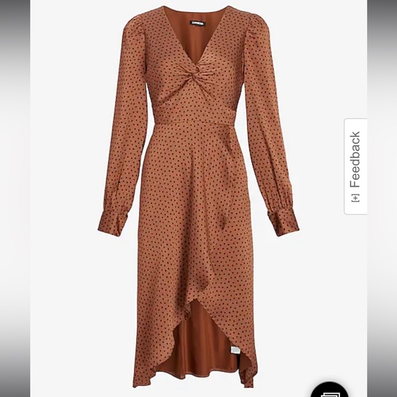 NWT Express Satin Dress - Picture 1 of 12